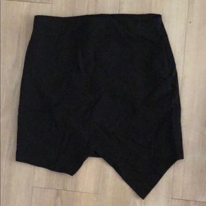 ASOS black mini skirt